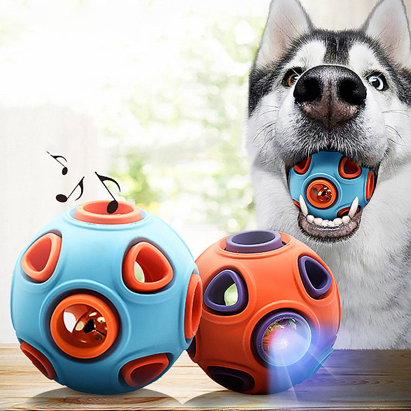 Pelota luminosa con sonido para perros, juguete interactivo Nuvola Pets