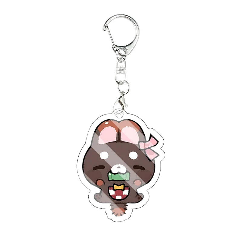 Llavero Acrílico Anime Chibi - Gato, Zorro y Más