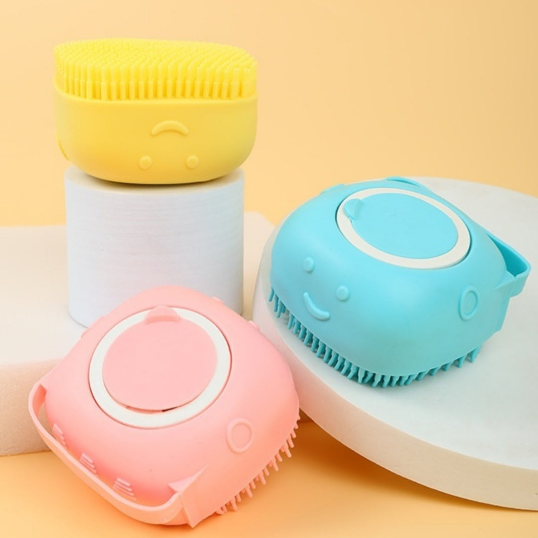 Cepillo de baño con masaje de espuma suave para perros y gatos Nuvola Pets