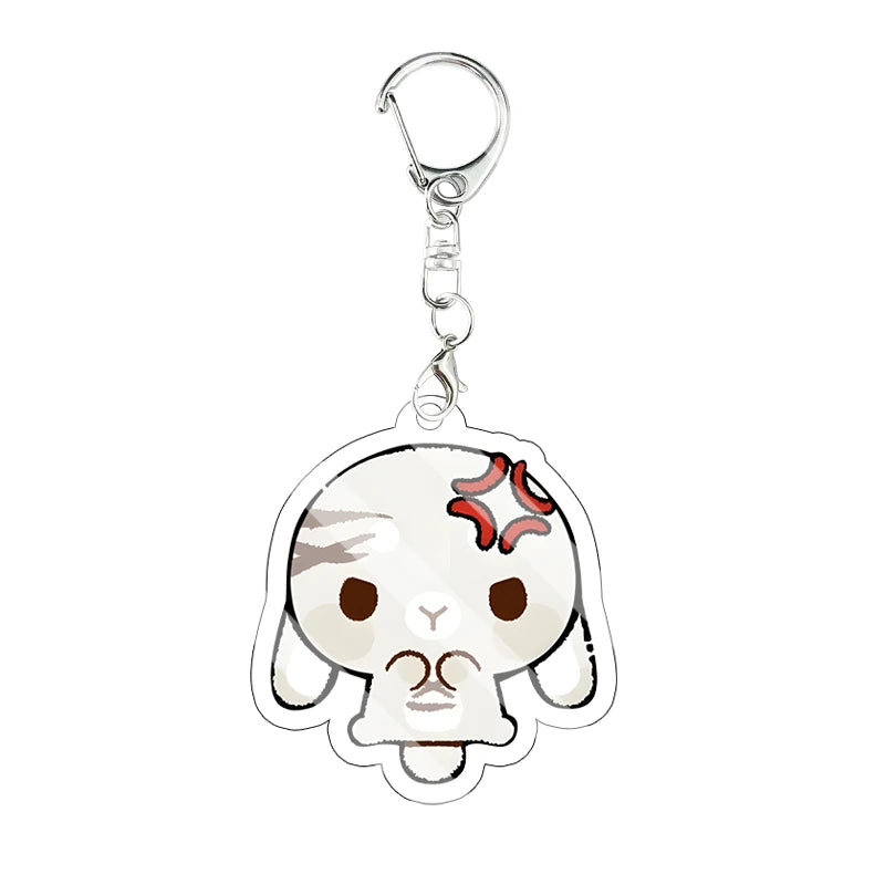 Llavero Acrílico Anime Chibi - Gato, Zorro y Más