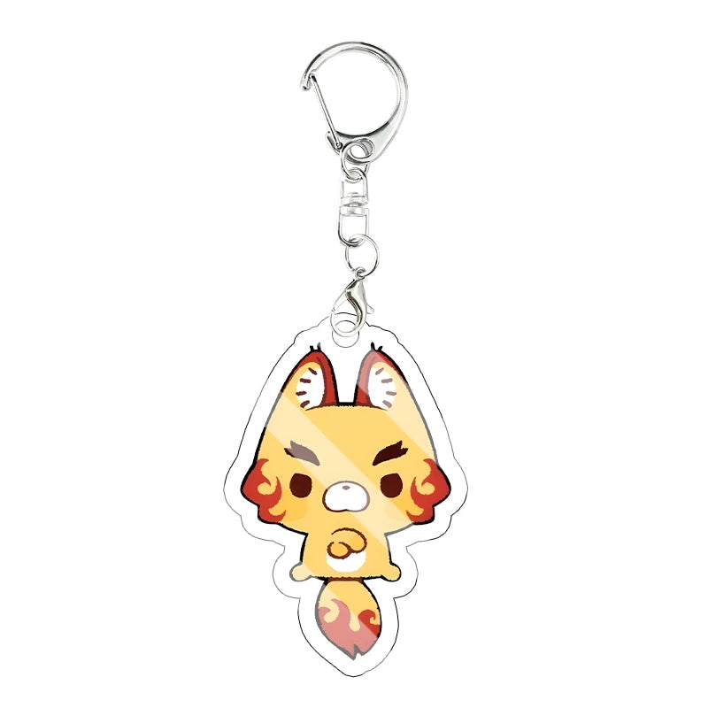 Llavero Acrílico Anime Chibi - Gato, Zorro y Más