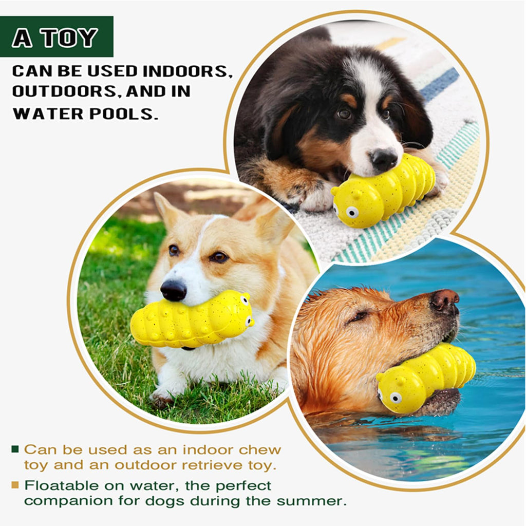 Juguete Mordedor con Sonido para Perros - Irrompible, Material Grado Alimentario
