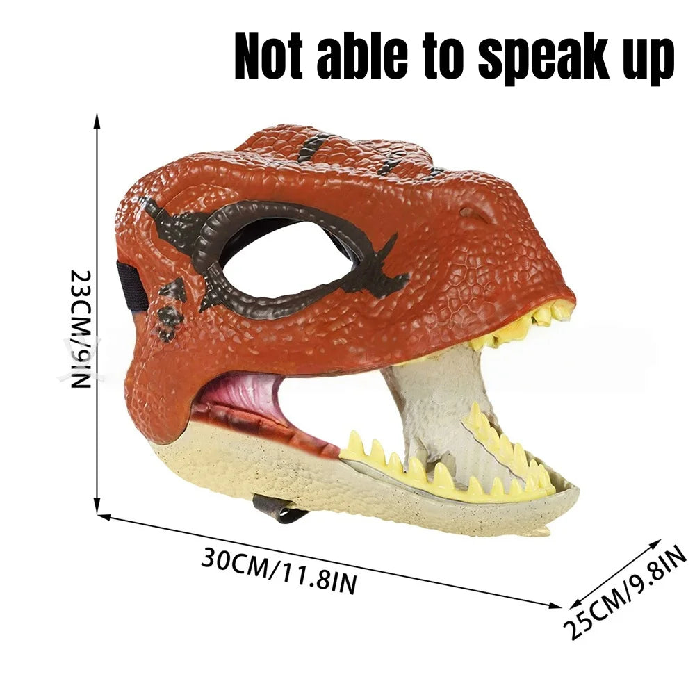 Máscara de Dinosaurio para Mascota y humano - Con Sonido