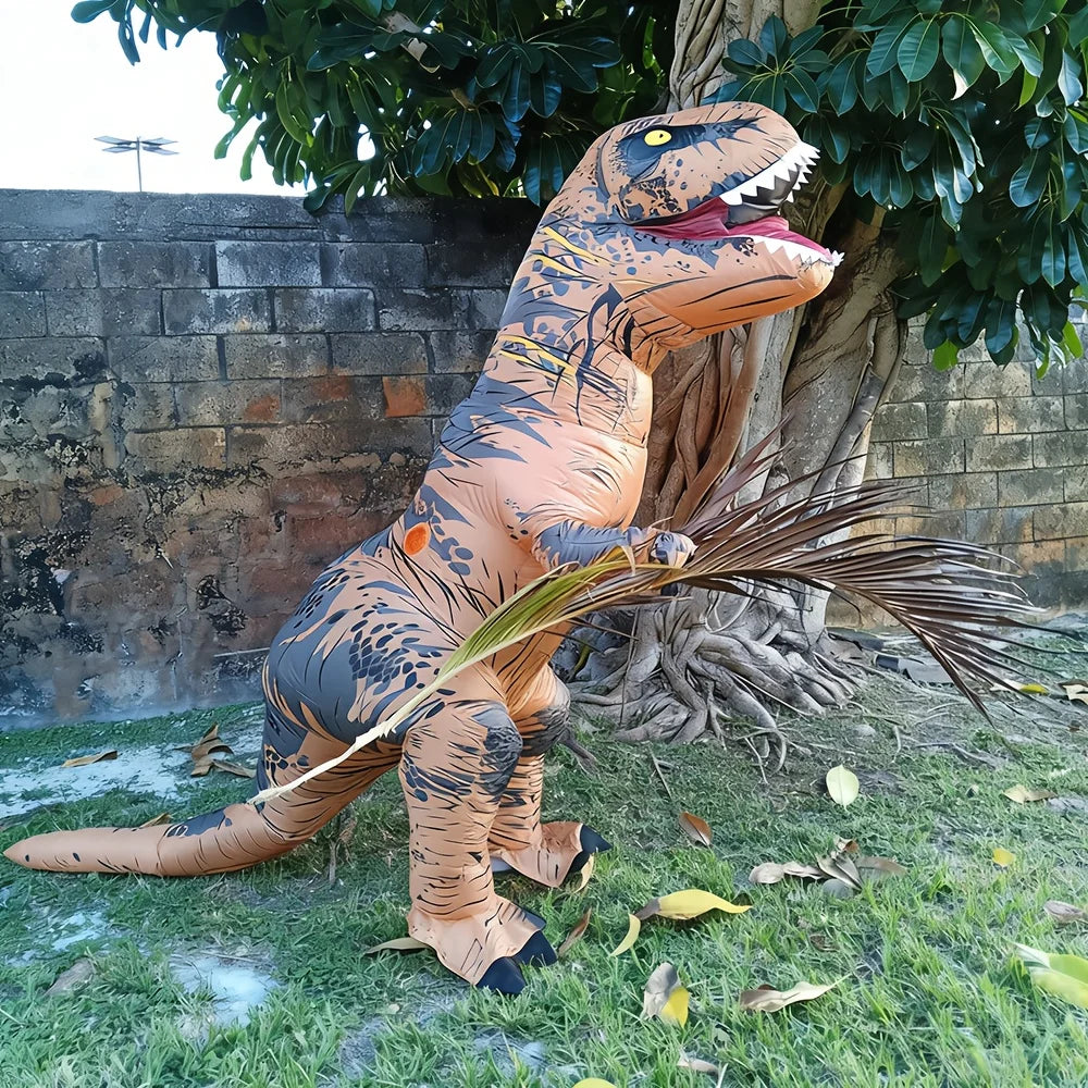 Disfraz Inflable de Dinosaurio T-Rex para Adulto