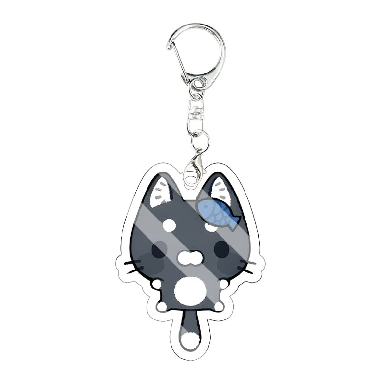 Llavero Acrílico Anime Chibi - Gato, Zorro y Más