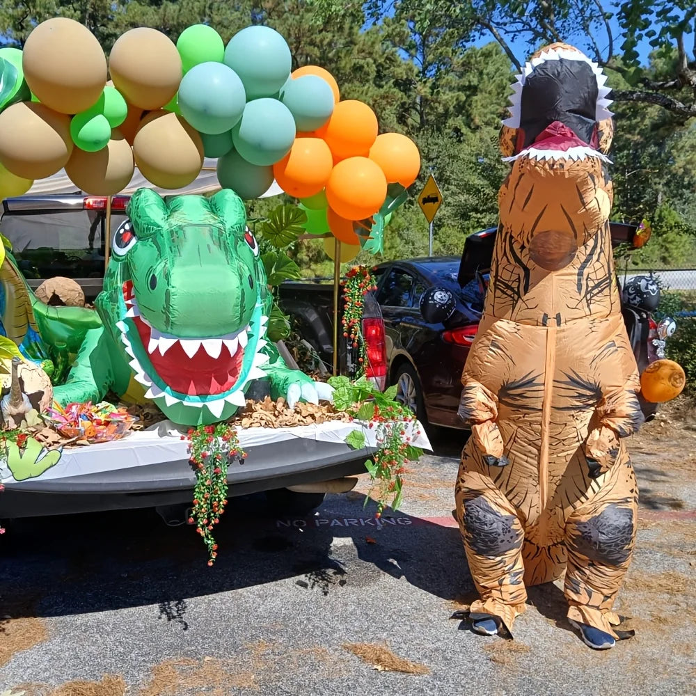 Disfraz Inflable de Dinosaurio T-Rex para Adulto