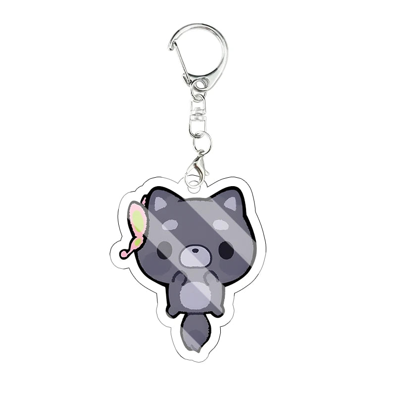 Llavero Acrílico Anime Chibi - Gato, Zorro y Más