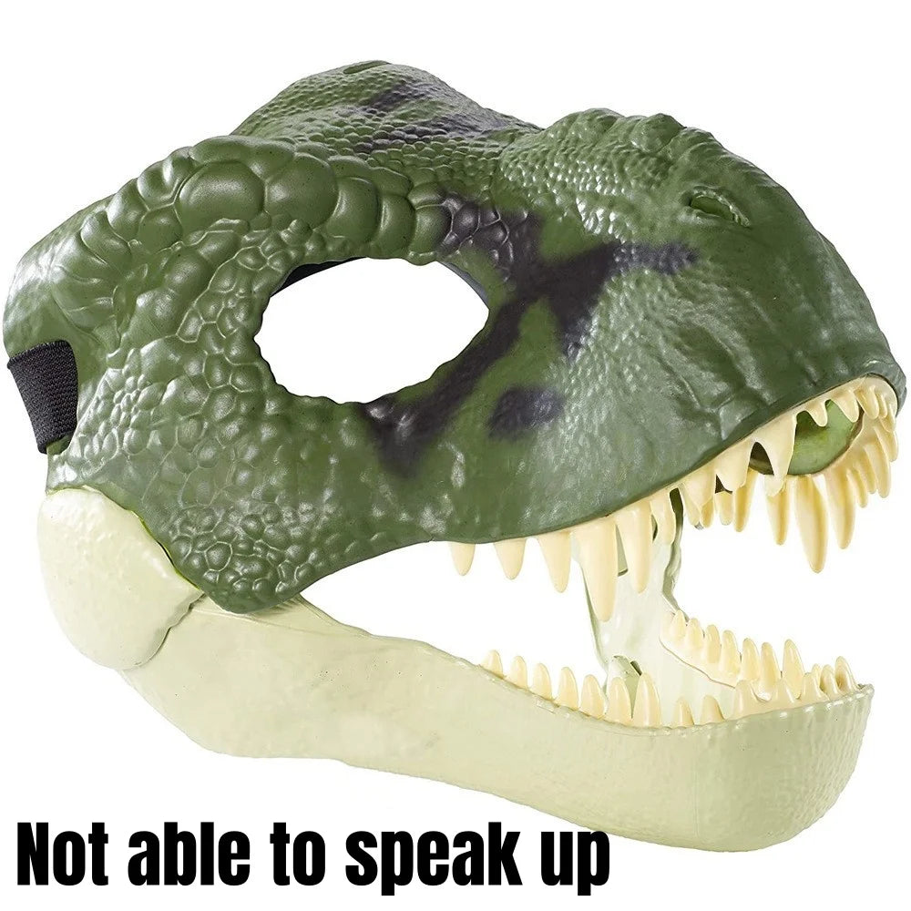 Máscara de Dinosaurio para Mascota y humano - Con Sonido