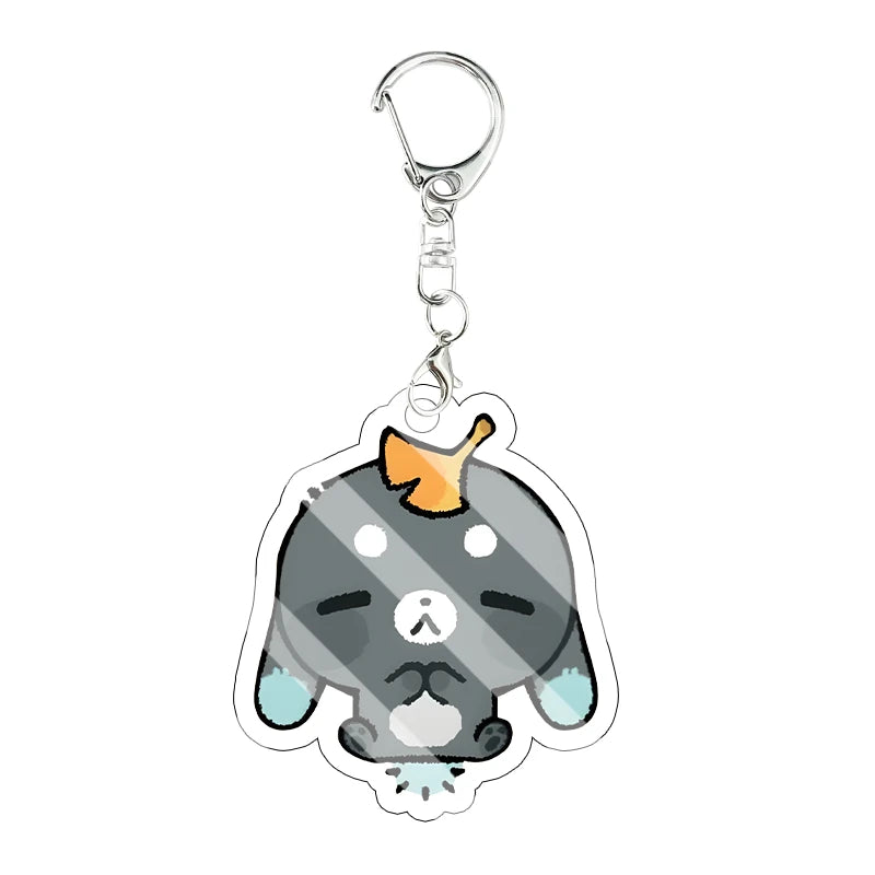 Llavero Acrílico Anime Chibi - Gato, Zorro y Más