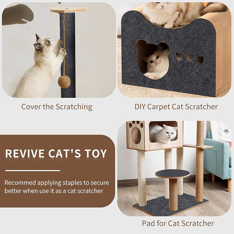 Rascador Adhesivo para Gatos - Proteccion de Sofa y Paredes