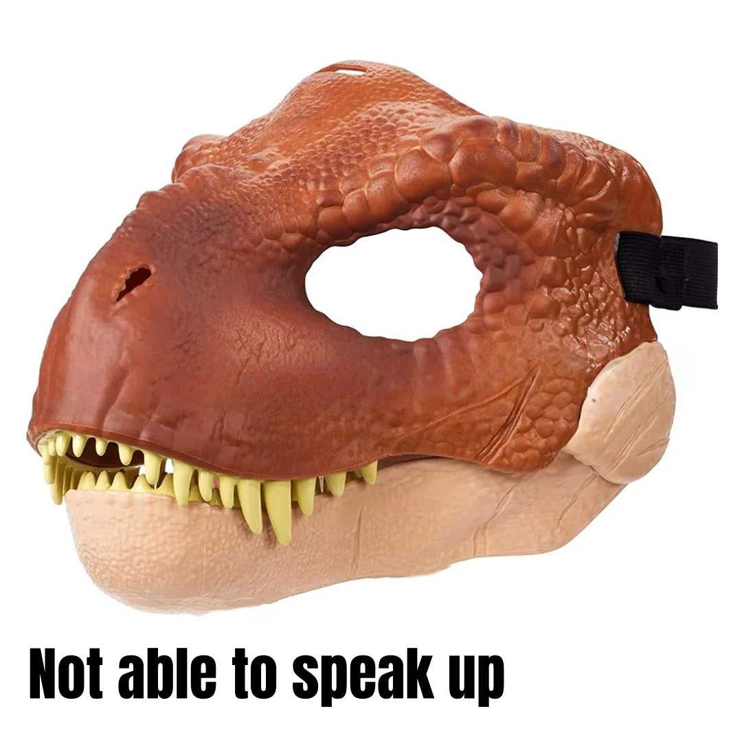 Máscara de Dinosaurio para Mascota y humano - Con Sonido